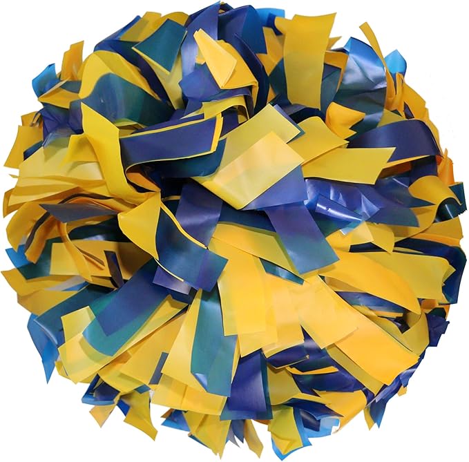 2 厘米)塑料啦啦啦队绒球带销柄(皇家金,均码) : 亚马逊中国: 运动